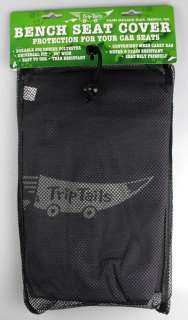 Trip Tails Charcoal Bench Car Seat Cover for Pet Dog  