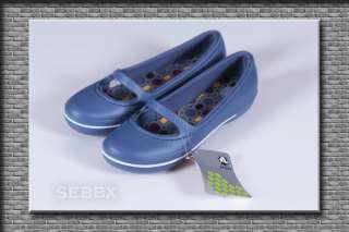 NWT Womans CROCS Crocband Winter Flats Shoes Bijou Blue or Plum Size 9 