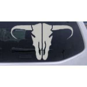   Skull Mount Western Car Window Wall Laptop Decal Sticker: Automotive