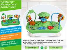 Fisher Price Rainforest Healthy Care Booster Seat: Baby