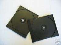 1000 SINGLE CD JEWEL CASE TRAYS   BLACK   QJ01PK  