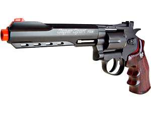 WG 6 CO2 NonBlowback Airsoft Revolver Pistol 320FPS BK  