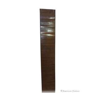    12 x 72 Chocolate Brown Slat Bamboo Table Runner