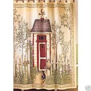  Outhouse Shower Curtain by Linda Spivey
