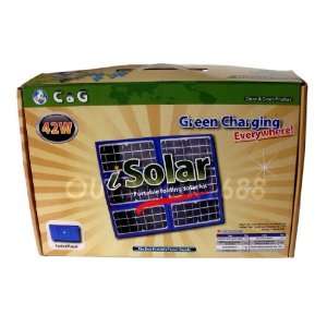  Portable 42W Solar Charger Battery Kit: Automotive