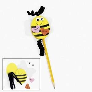  Bee My Valentine Pencil Topper Craft Kit   Craft Kits 
