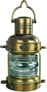 Bronze Anchor Light LARGE Nautical Lantern Oil Lamp  