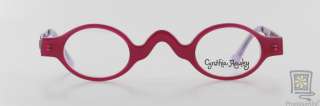   Rowley 0226 Red Small Round Trendy Funky Plastic Eyeglass Frame  