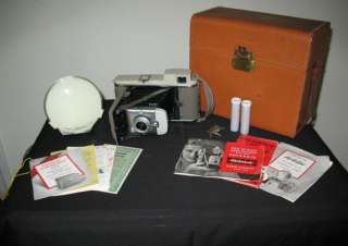 Vintage Polaroid Land Camera Model 80A with Accessories  