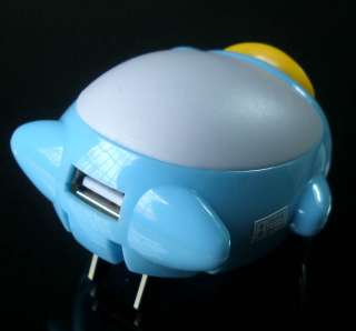 Blue Universal Phone Camera Battery Charger Penguin  