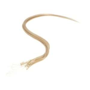  Lightest Blonde/Bleach Blonde Micro Loop Ring Human Hair Extensions 