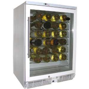  Vinotemp 60 Bottle Wine Cellar, White Appliances