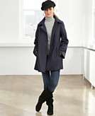    Jessica Simpson Coat, Hooded A Line Raincoat  