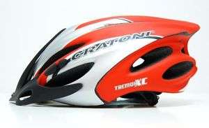 CRATONI TREMOR Helmet Size S/M (53 60cm) Red/Silver NEW  