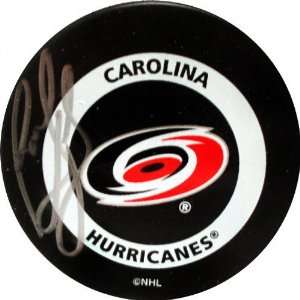 Ron Francis Carolina Hurricanes Autographed Puck  Sports 