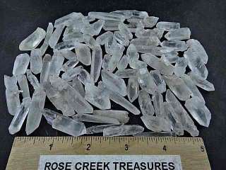   sale is for a 1 2 pound of ultra fine quartz crystal points per lot