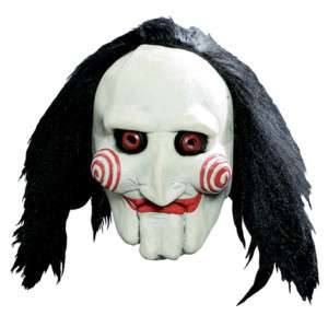 DELUXE JIGSAW PUPPET MASK scary adult halloween costume  