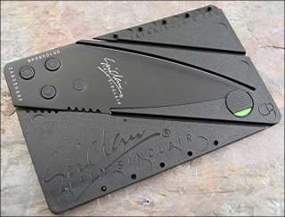   Black Cardsharp 2 Credit Card Folding Safety Razor Sharp Knife NEW