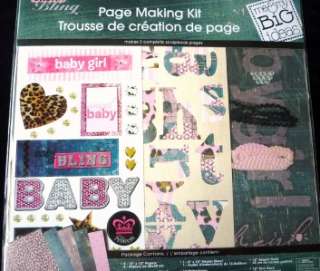 12 X12 Scrapbook Page Kit~ME & MY BIG IDEAS~BABY GIRL