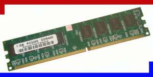 1GB PC3200 DDR 400MHz Non ECC SD RAM Memory 1 GB  
