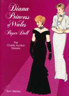 DIANA PRINCESS OF WALES PAPER DOLL CHARITY DRESSES  