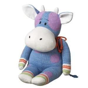   and Friends Blue Plush Clover Cow Stuffed Animal 12 Home & Kitchen