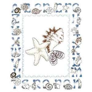  Seashell Alphabet   Cross Stitch Pattern Arts, Crafts 