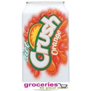 Crush Orange Soda, Diet, 12 oz Can (Pack Grocery & Gourmet Food