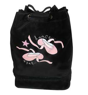 Dance Bag Drawstring Backpack with shoe storage, Dance Star by Body 