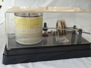   Drum Recording Barometer (Barograph) and Thermometer (Thermograph) Set