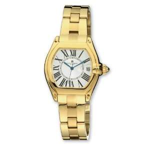    Ladies Charles Hubert Gold plated White Dial 32x40mm Watch Jewelry