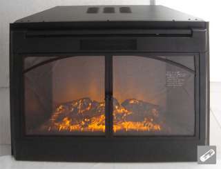 Electric Firebox Fireplace Insert Room Heater Patented BFL 28R New 28 