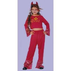  Devil Halloween Costume Girls Child Size Small 4 6 Toys 