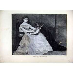  1871 Adelina Patti Desdemona Actress Antique Fine Art 