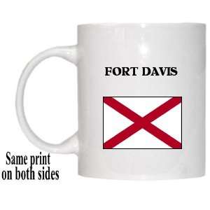    US State Flag   FORT DAVIS, Alabama (AL) Mug 