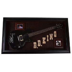  B.B. King Autographed Signed Guitar & Custom Display Case 