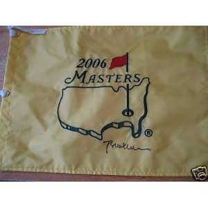Bill Clinton Signed 2006 Masters Golf Flag Psa/dna 42nd   NFL Flags 