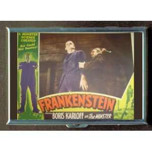 Frankenstein Boris Karloff 2 ID Holder, Cigarette Case or Wallet MADE 