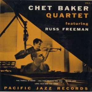 Chet Baker Quartet w/ Russ Freman 1950s Pac Jazz Ep