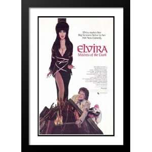Elvira, Mistress of the Dark 32x45 Framed and Double Matted Movie 