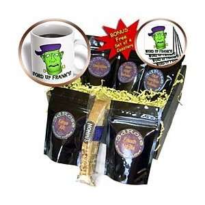   word up franky 1 on white   Coffee Gift Baskets   Coffee Gift Basket