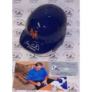 Gary Carter Hand Signed New York Mets Mini Helmet   Autographed MLB 