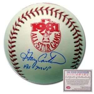 Gary Carter New York Mets Hand Signed Rawlings 1981 All Star Game MLB 