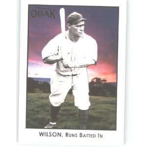   Hack Wilson   Sports Trading Cards In Protective Screwdown Case
