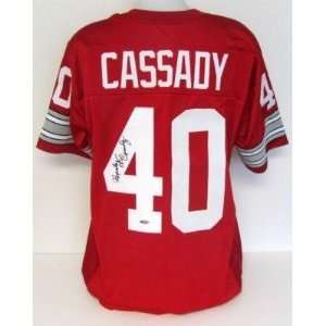  Howard Hopalong Cassady Autographed OSU Jersey Tri Star 