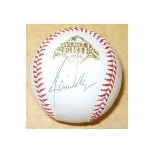  JAMIE MOYER AUTOGRAPHED HAND SIGNED 2008 OFFICIAL WORLD 