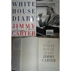 Jimmy Carter Signed 1st Edition White House Diary Book Usa President 