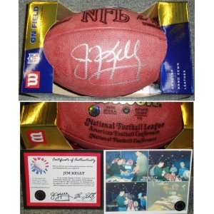  Jim Kelly Signed Wilson NFL Game Ball