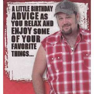 Greeting Card Larry the Cable Guy   Card with Sound A Little Birthday 