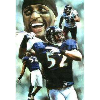  Baltimore Ravens (Ray Lewis Montage) Sports Poster Print 